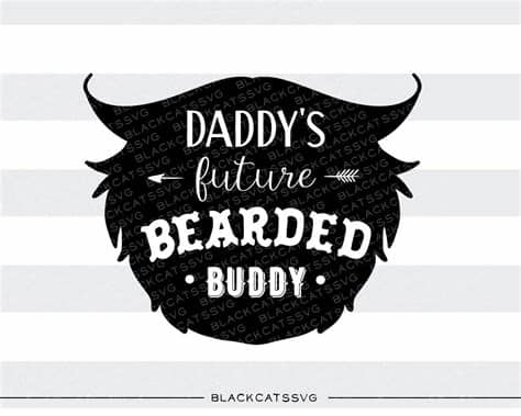 Free svg designs | download free svg files for your own. Daddy's future bearded buddy svg file Cutting File Clipart ...