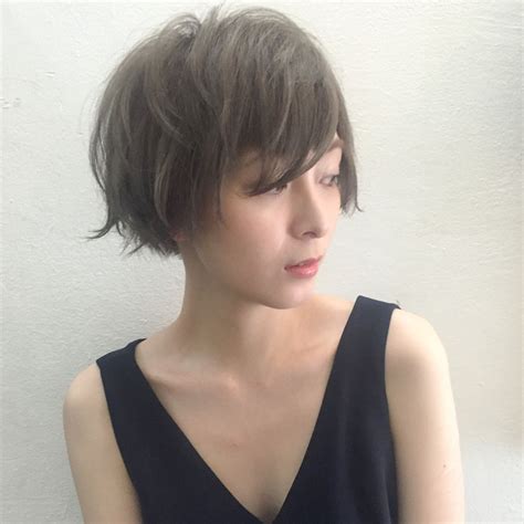 【200以上】 黒髪 ショート マッシュ - 最高のヘアスタイル画像
