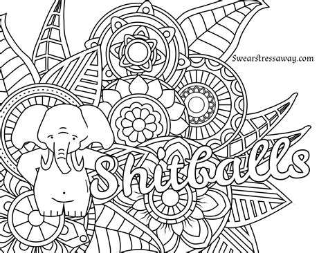 Coloring Pages Curse Words At Free Printable