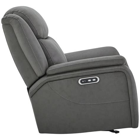 Barcalounger Fabric Rocker Recliner with Power Adjustable Headrest