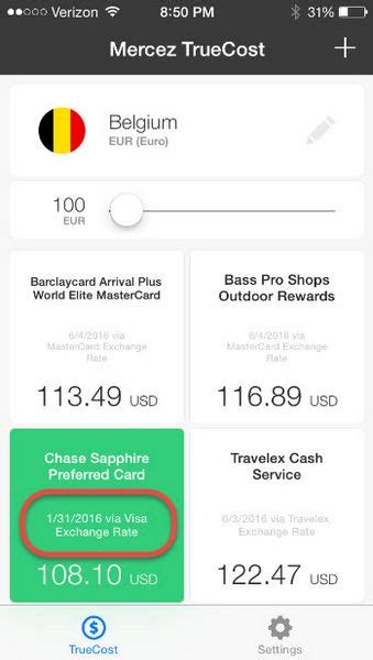 How do you convert credit cards. Easily Find Credit Card Currency Conversion Rates With Mercez App | Million Mile Secrets