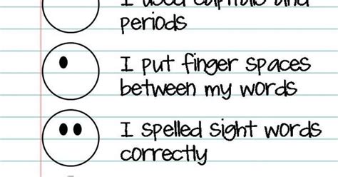 Kinderkids Have Fun Checking Their Writing With This Smiley Sentences