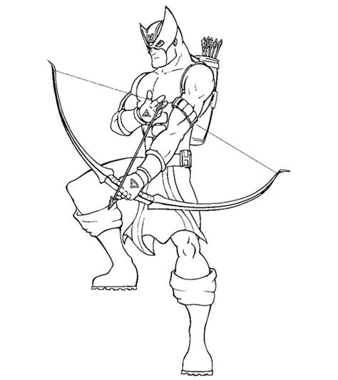 Lego Hawkeye Coloring Pages Coloring Pages