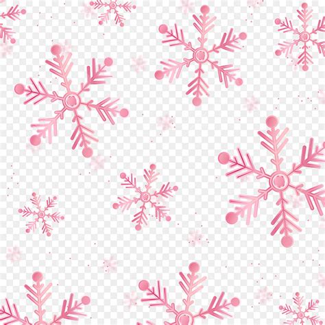 Pink Blue Pastel Vector Hd Png Images Cute Pastel Pink Snowflakes