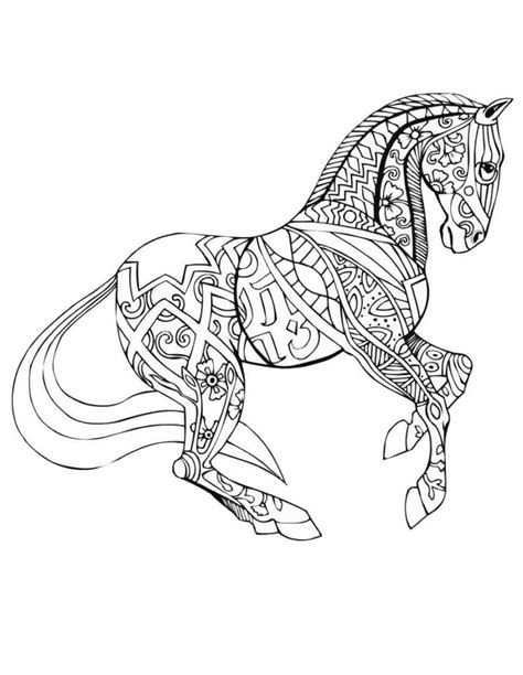 By best coloring pagesfebruary 26th 2019. Horse Coloring Pages | Horse coloring pages, Horse adult ...