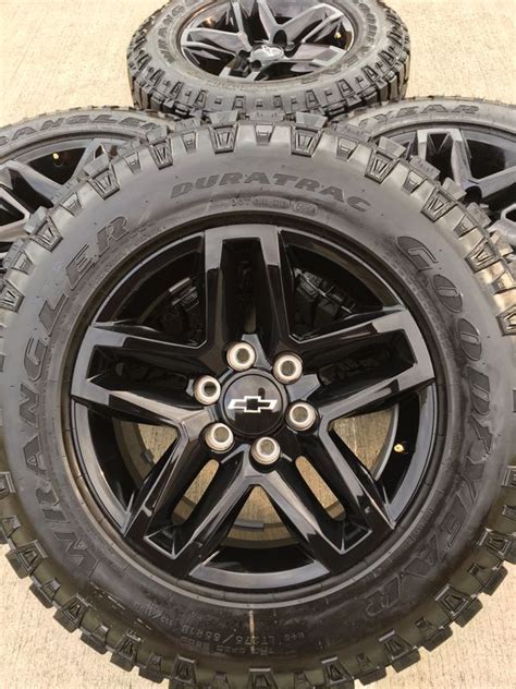 18 Inch Chevy Silverado Z71 Trail Boss Rims Rines Llantas Wheels Tires