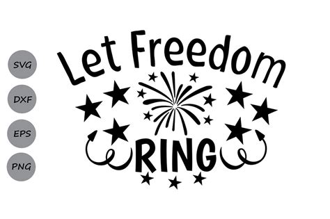 Let Freedom Ring SVG Th Of July SVG Independence Day Svg USA Svg By CosmosFineArt