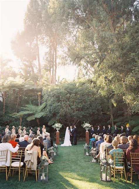 Elegant Garden Wedding At A Montecito Estate Garden Wedding Wedding