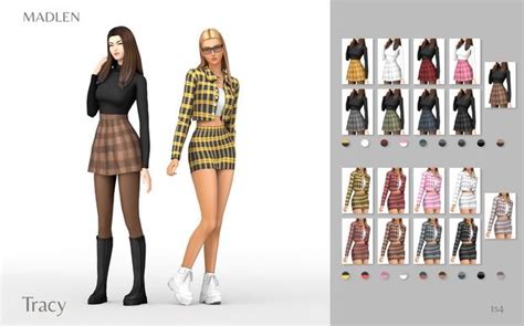 Tracy Outfit Pack Madlen On Patreon En 2021 Sims 4 Ropa Sims