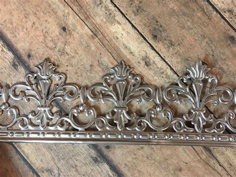 Decorative METAL TRIM CROWN 3 ft Metal Trim Shiny | Etsy | Metal