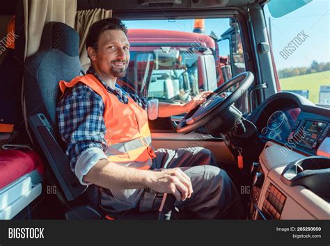 Lorry Truck Driver Image And Photo Free Trial Bigstock