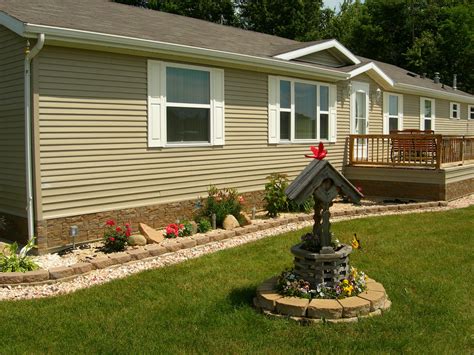 Awesome Elegant Front Yard Landscaping Ideas For Mobile Homes Cn07f4