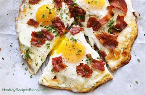 Low Carb Breakfast Pizza Recipe | Healthy Recipes