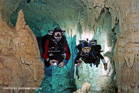 Enjoying The Underwater Cave Systems Of The Riviera Maya Of Mexicos