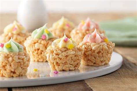 These easter crafts for kids and adults will have the entire family crafting colorful eggs, flowers, and bunnies that you can use to decorate your home or classroom. RICE KRISPIES TREATS® Mini "Cupcakes" - Kraft Recipes