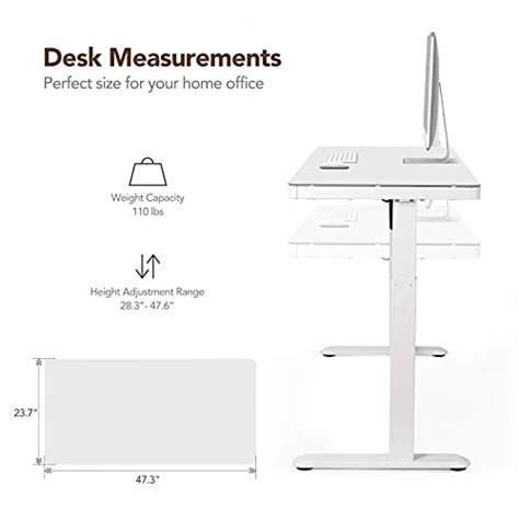Flexispot Ew8 Comhar Electric Standing Desk With Drawers Charging Usb A