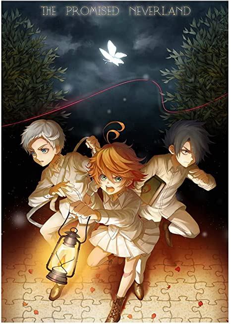 Chutoral Poster Du Manga The Promised Neverland Décoration Murale