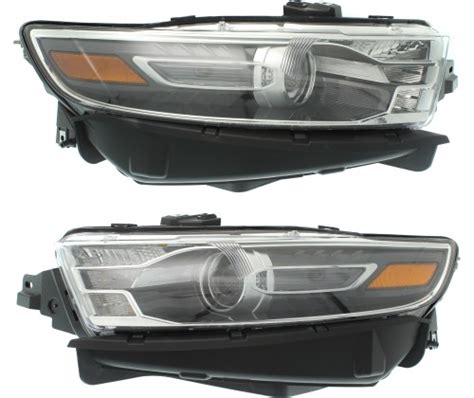 Headlight For 2016 2017 Ford Taurus Pair Driver And Passenger Side Ebay