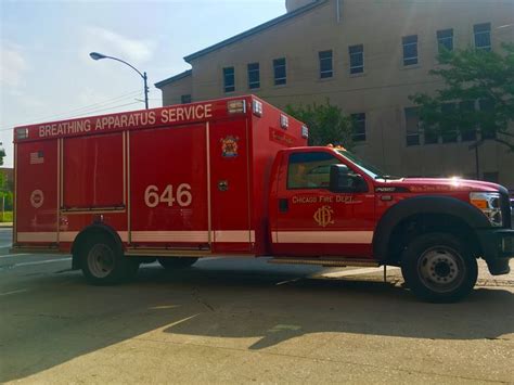 Chicago Il Fire Dept Breathing Apparatus Service 646 Ford F 550