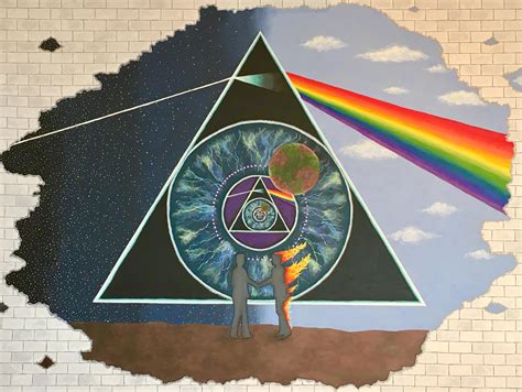 A Tribute To Pink Floyd 36 X48 Acrylic Painting I Recently Finished