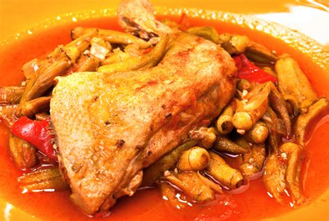 Κοτόπουλο με μπάμιες Συνταγές Μαγειρικής Chefoulis