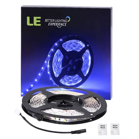 Le Ft V Flexible Led Strip Lights Blue Lumens Watts