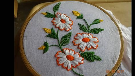 Create your own embroidered apparel, upload your logo, or even ask our experts for design help. Hand Embroidery Flower Design Satin Stitch by Amma Arts ...