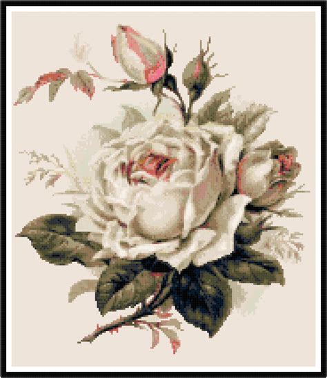 Maybe you would like to learn more about one of these? Beautiful White Rose pattern to stitch that you can find ...