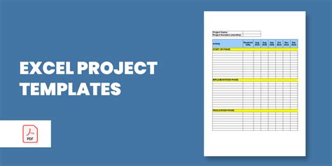 Excel Project Template 16 Excel Documents Download