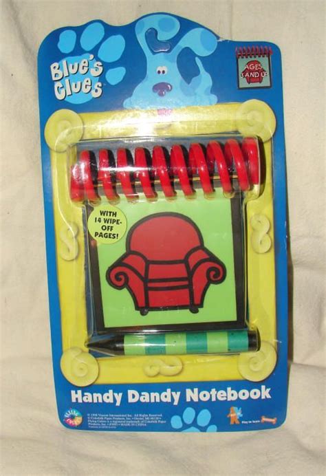 Vintage 1998 Blues Clues Handy Dandy Notebook Lagoagriogobec