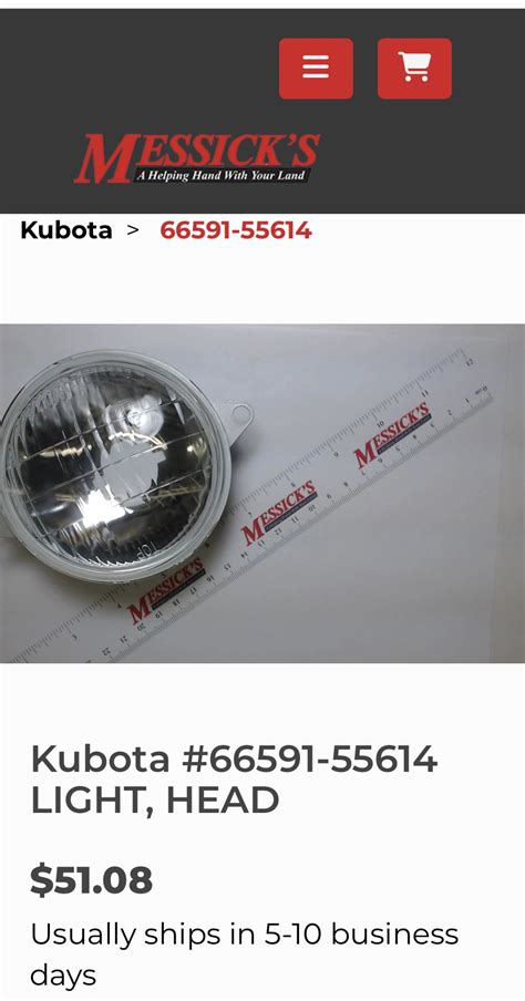 Sold 2 New B7100 Headlights Orangetractortalks Everything Kubota