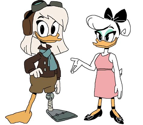 Della Duck And Daisy Duck From Ducktales 2017 By Joseluislobatohumane