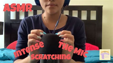 Asmr Intense Scratching The Mic Tingle Triggers Youtube