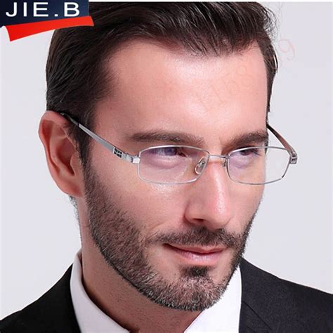 Pure Titanium Eyeglasses Frames Men Optical Glasses Frame Brand Reading