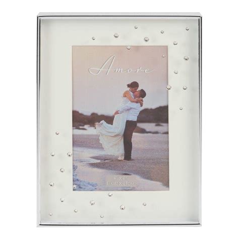 4x6 Silver Plated Box Photo Frame Amore Widdop Gallery Ts Online