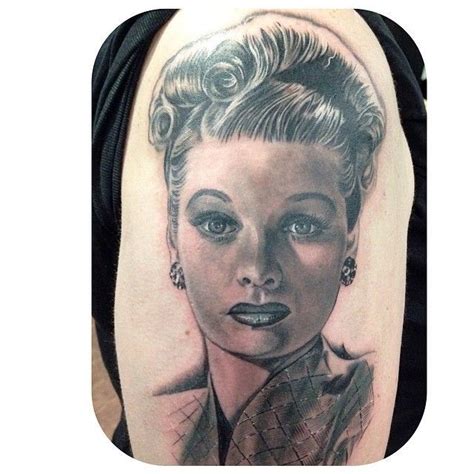 These photos are meant to show you the quality of work possible at. Lucille Ball tattoo by Craig Goss http://instagram.com/p ...