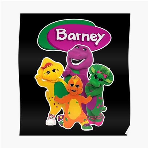Barney Barney Friends Poster For Sale By Vara Store Redbubble