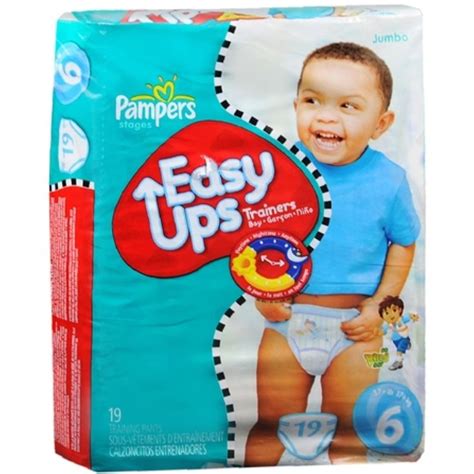 Pampers Easy Ups Pull On Diapers Boys Size 6 37 Lbs 19 Each 4 Packs