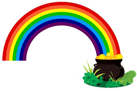Download High Quality Pot Of Gold Clipart Somewhere Over Rainbow