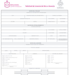 Requisitos Para Adquirir La Licencia Municipal En Guadalajara