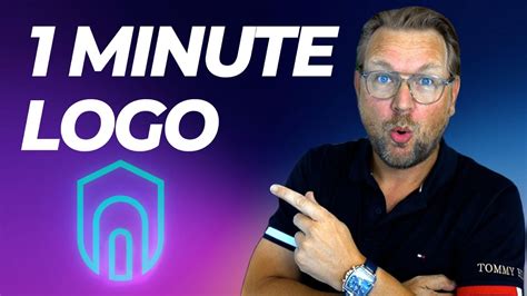 How To Create A Logo In 1 Minute Youtube