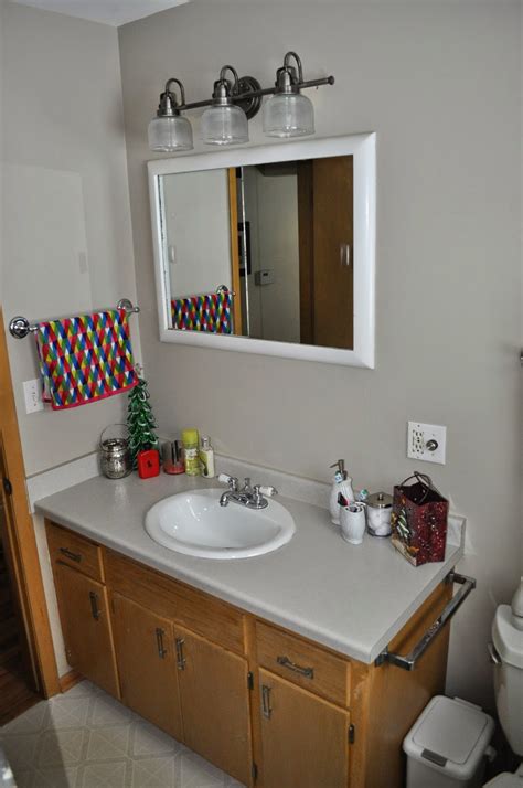 Small bathrooms can be a challenge to work with. Carri Us Home: Bathroom Updates