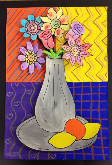 3rd Grade - Matisse Still Life - Mrs. Caputo's Amazing Little Artists