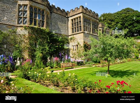 The Gardens Of Haddon Hall Near Bakewell In Derbyshire Stock Photo Alamy