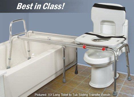 This is the best bathtub transfer bench for people who want to. Toilet to Tub Sliding Transfer Bench Eagle 77993 - Extra ...
