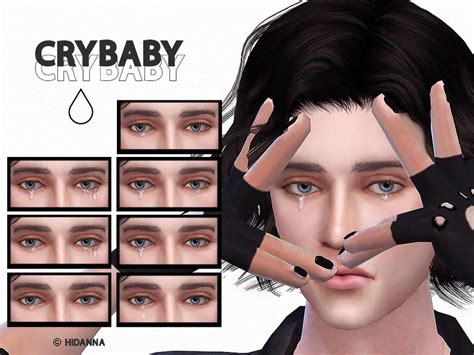 Crying Eyes Tears In Eyes Makeup Cc Birthmark Sims 4 Clothing