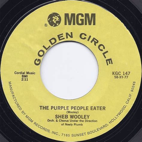 Ckso Am Fm And Tv Record Labels 45 Rpm The Purple People Eater