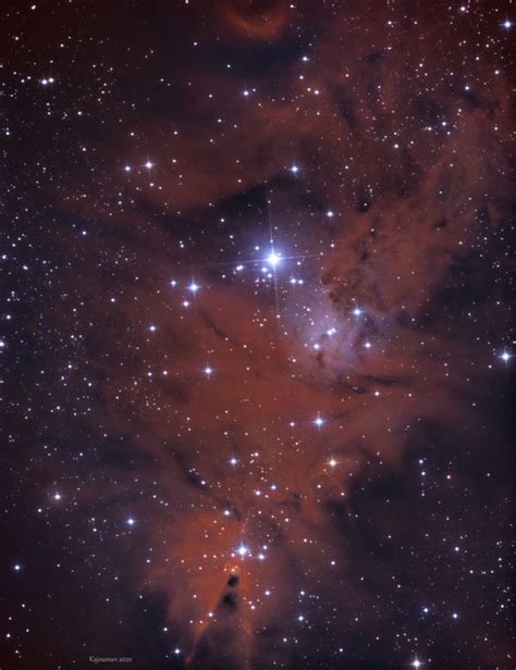 Ngc 2264 And Sh2 273 The Cone And The Fox Fur Nebula John Astrobin