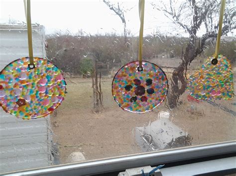 Suncatchers Made By Melting Plastic Beads In A Muffin Tin Plastic Beads