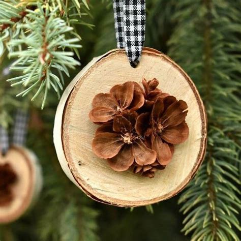Homelysmart 18 Crafty Wood Slice Ornaments For Christmas Decoration